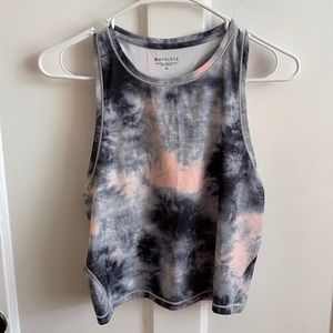 Athleta printed conscious crop